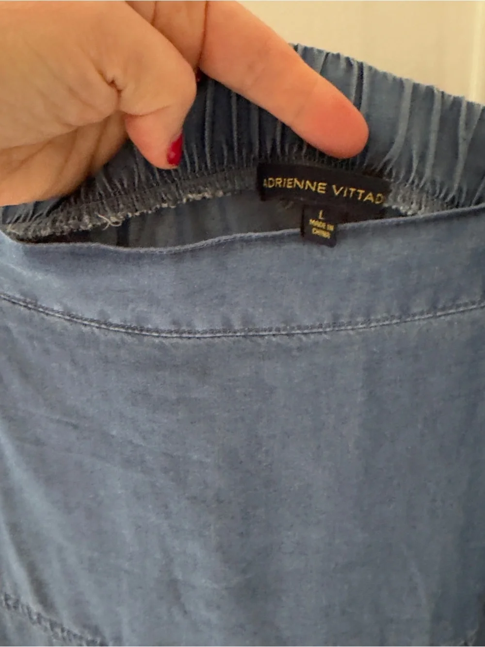 Women’s denim Blue Midi Skirt L